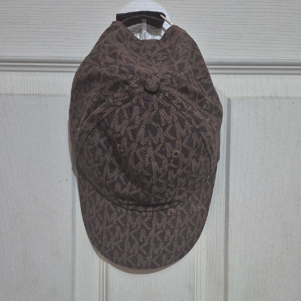 Michael Kors Brown Monogram Cap